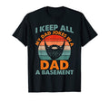 Mens I Keep All My Dad Jokes Dad T-Shirt - Minimalist Print Men Women - T-Shirt, Sweatshirt, Hoodie