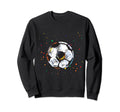 Football Spots Tie Dye Spotty Sweatshirt - Casual Everyday Wear Men Women - T-Shirt, Sweatshirt, Hoodie