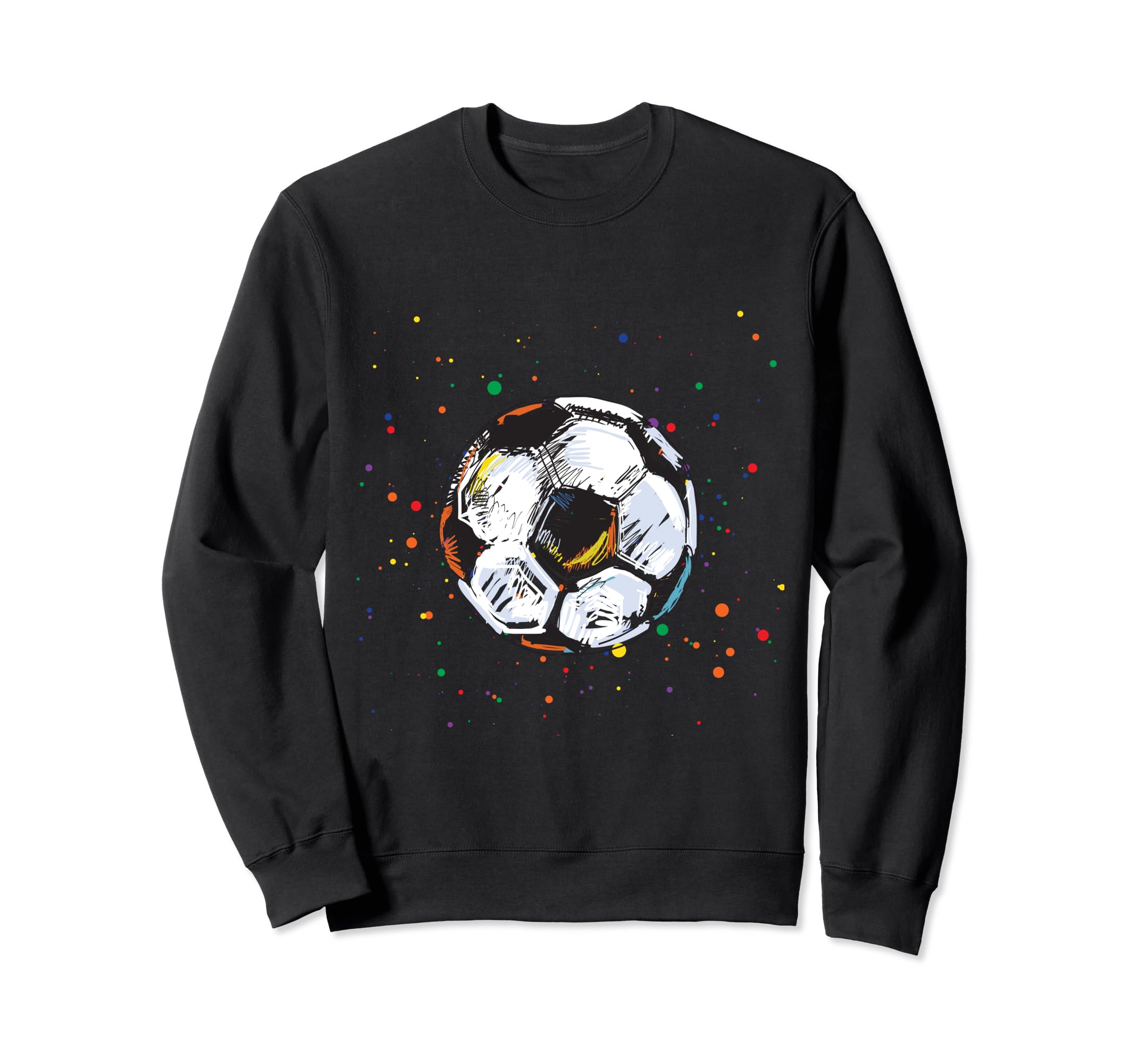 Football Spots Tie Dye Spotty Sweatshirt - Casual Everyday Wear Men Women - T-Shirt, Sweatshirt, Hoodie