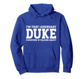 Duke Personal Name Funny Duke Hoodie - Unique Graphic for Adults - T-Shirt, Sweatshirt, Hoodie