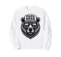 Papa Beer Funny Dad Bear Drinking Sweatshirt - Aesthetic Graphic Men Women - T-Shirt, Sweatshirt, Hoodie