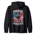 Red White Blue 2025 Graduation Party Hoodie - Graphic Print Unisex - T-Shirt, Sweatshirt, Hoodie