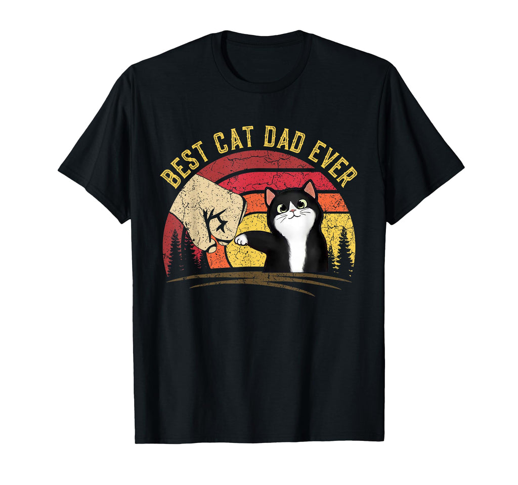 Cat Daddy Fathers Day Cat Dad Best Cat T-Shirt - Minimalist Print Unisex - T-Shirt, Sweatshirt, Hoodie