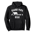 Grand Papa Bear 4 Four Cubs Grandpa Hoodie - Custom Art Print Men Women - T-Shirt, Sweatshirt, Hoodie