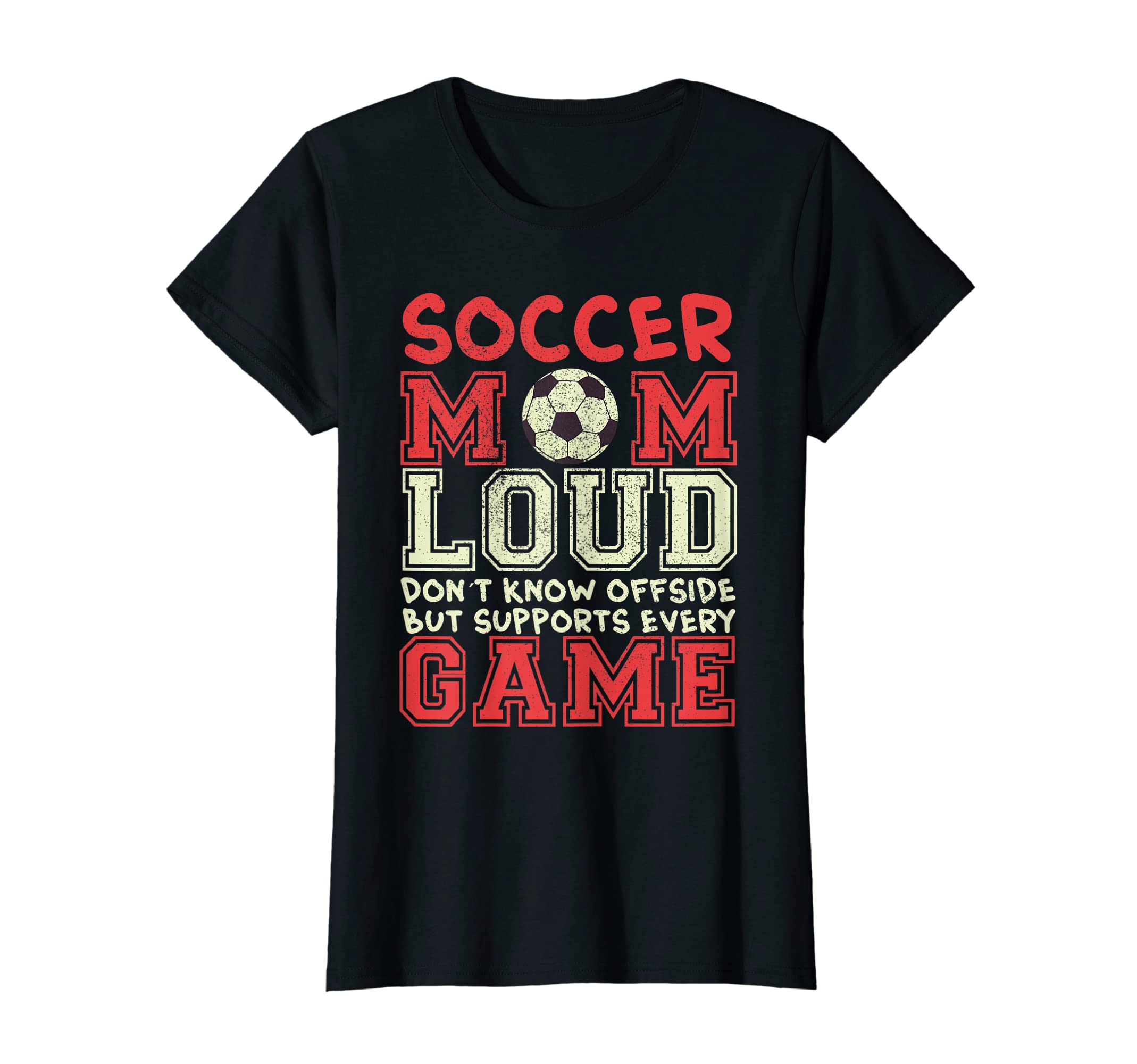 Mom Supports Every Game Offside T-Shirt - Unique Graphic Men Women - T-Shirt, Sweatshirt, Hoodie