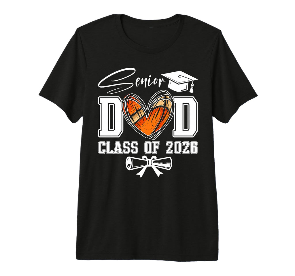 Senior Dad Class 2026 Graduate T-Shirt - Unique Graphic for Adults - T-Shirt, Sweatshirt, Hoodie