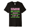 Badass Simon Name Unique Nickname T-Shirt - Fun Novelty Design for Adults - T-Shirt, Sweatshirt, Hoodie