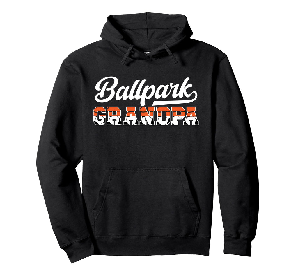 Ballpark Grandpa Soccer Basketball Hoodie - Custom Art Print Unisex - T-Shirt, Sweatshirt, Hoodie