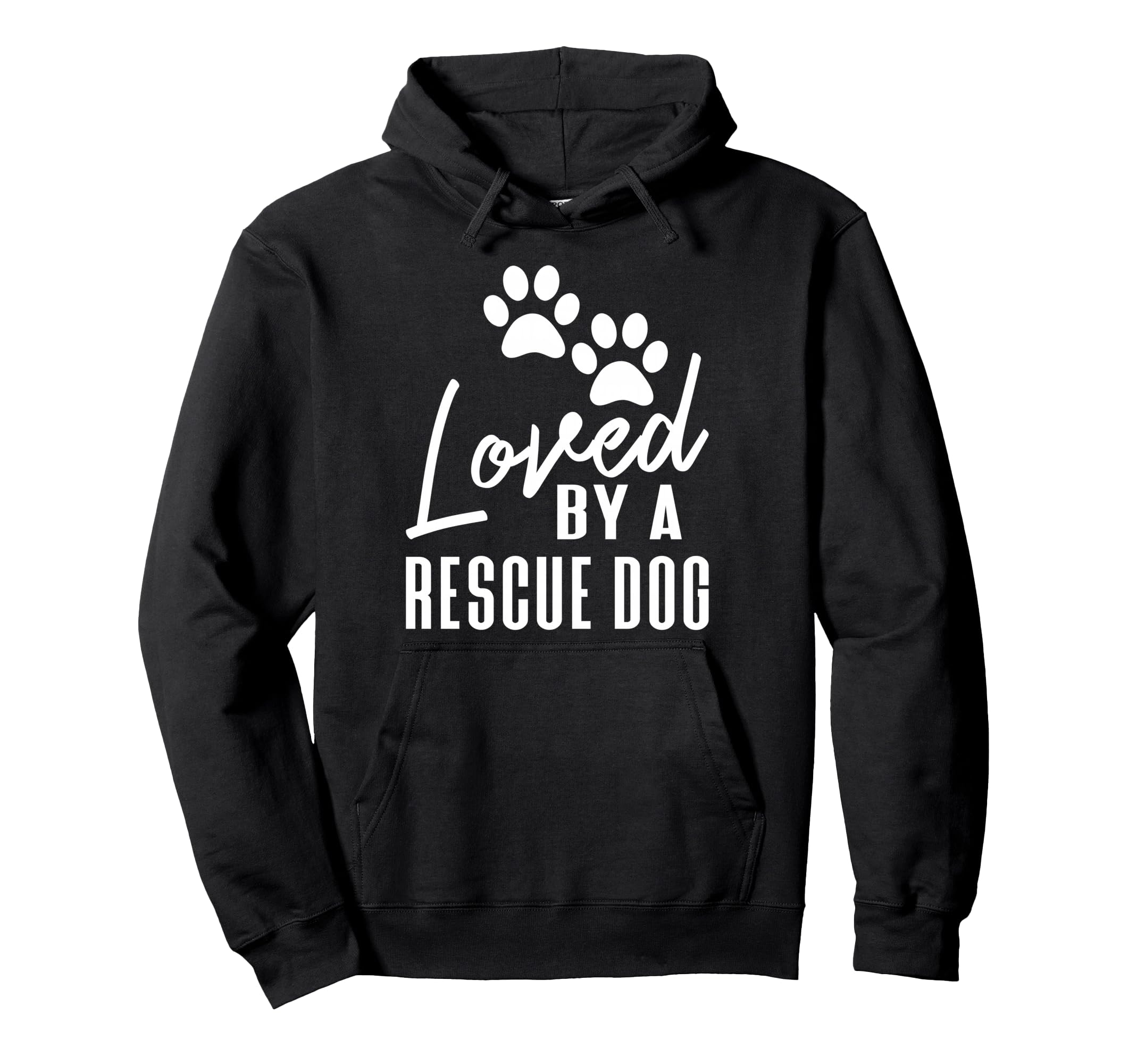 Loved Rescue Dog Foster Mom Rescue Hoodie - Aesthetic Graphic for Adults - T-Shirt, Sweatshirt, Hoodie