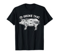 Id Smoke That Funny Bbq Smoker Pig T-Shirt - Trendy Graphic for Adults - T-Shirt, Sweatshirt, Hoodie