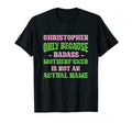 Badass Christopher Name Unique T-Shirt - Custom Art Print Men Women - T-Shirt, Sweatshirt, Hoodie