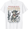 Meowdy Partner Cowboy Cat Vintage - Adult & Kids T-Shirts, Sweatshirts & Hoodies apparel design preview 1