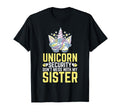 Unicorn Security Dont Mess My Sister T-Shirt - Novelty Apparel Men Women - T-Shirt, Sweatshirt, Hoodie