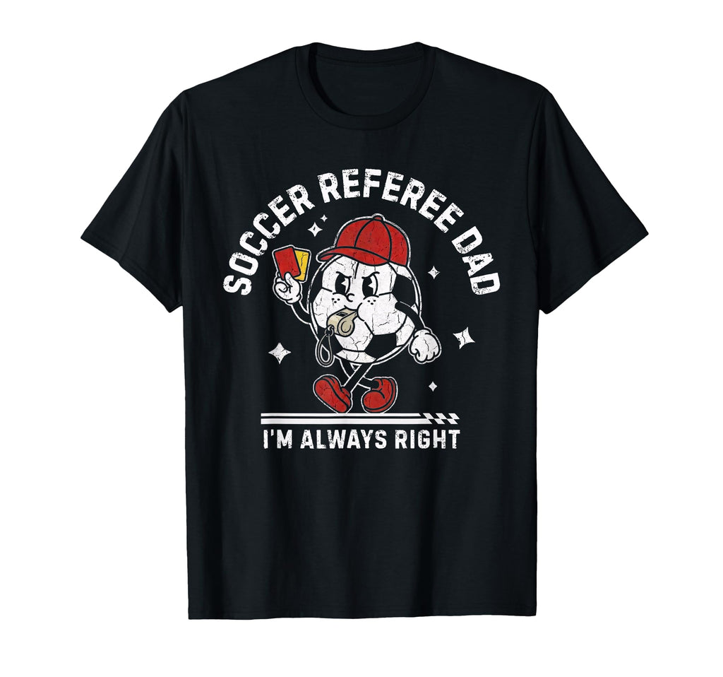 Soccer Referee Dad Funny Football T-Shirt - Minimalist Print for Adults - T-Shirt, Sweatshirt, Hoodie