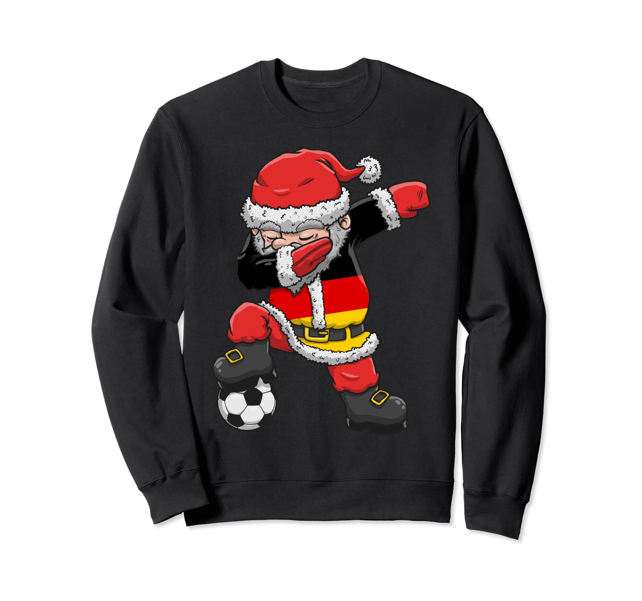 Soccer Dabbing Santa Germany Sweatshirt - Trendy Graphic Men Women - T-Shirt, Sweatshirt, Hoodie