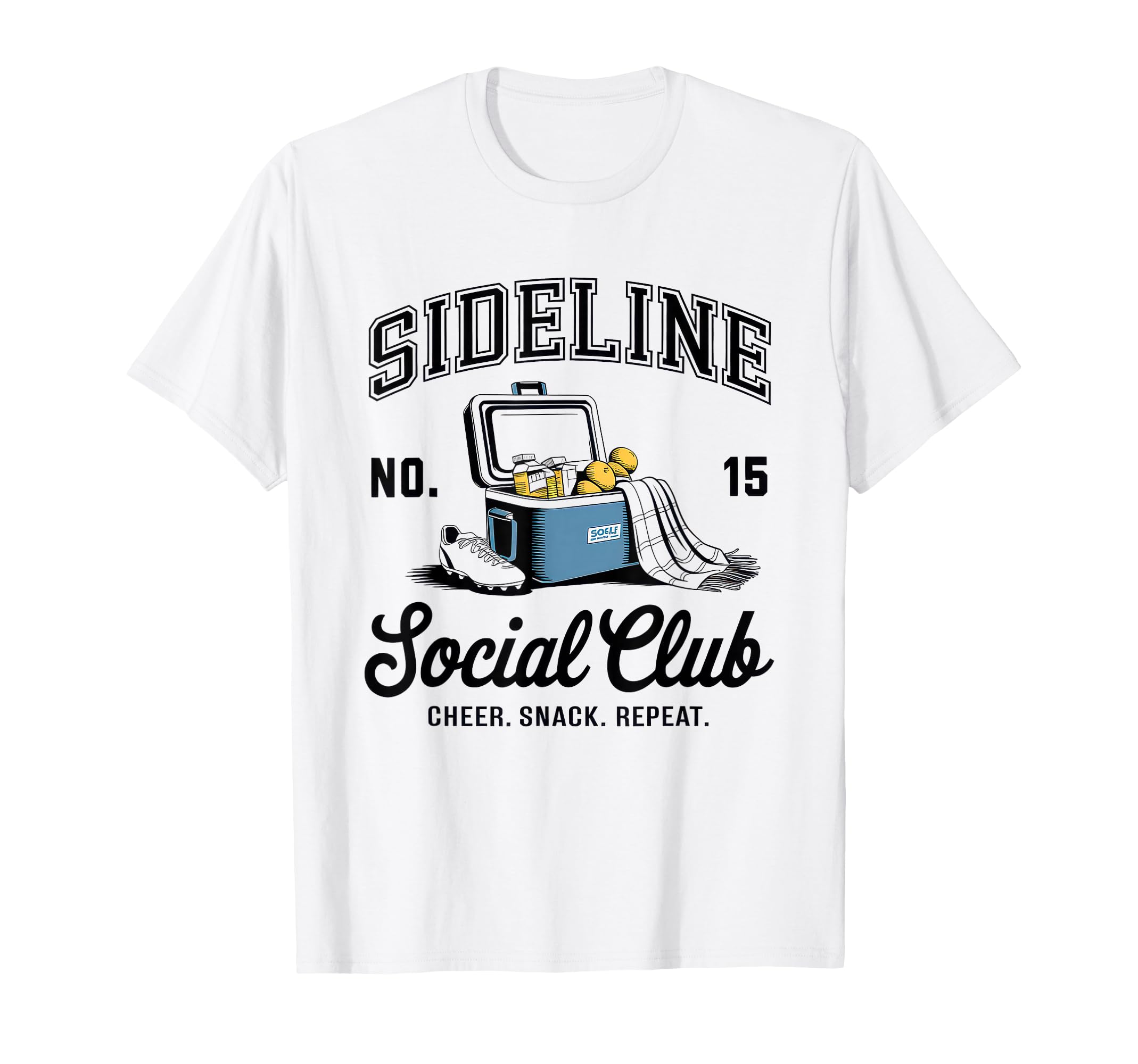 Sideline Social Club Soccer Mom Game Day T-Shirt - Graphic Print Unisex - T-Shirt, Sweatshirt, Hoodie