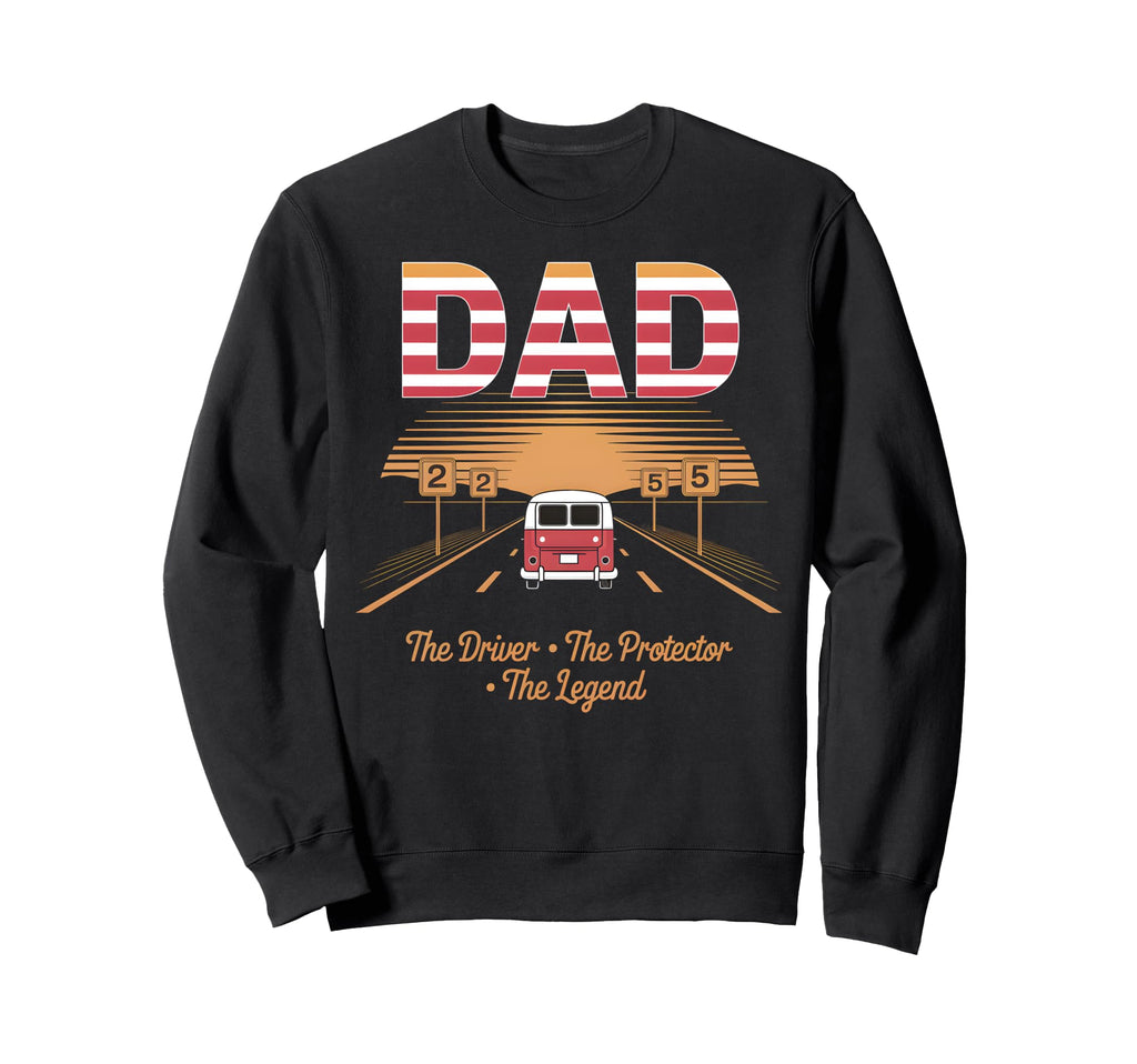 Dad Road Trip Hero Protector Legend Sweatshirt - Unique Graphic for Adults - T-Shirt, Sweatshirt, Hoodie