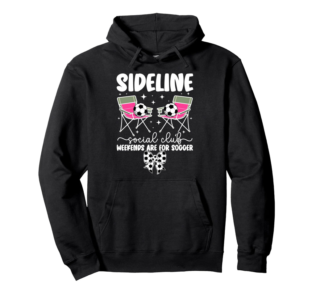 Weekends Are Soccer Mom Soccer Player Hoodie - Minimalist Print Men Women - T-Shirt, Sweatshirt, Hoodie