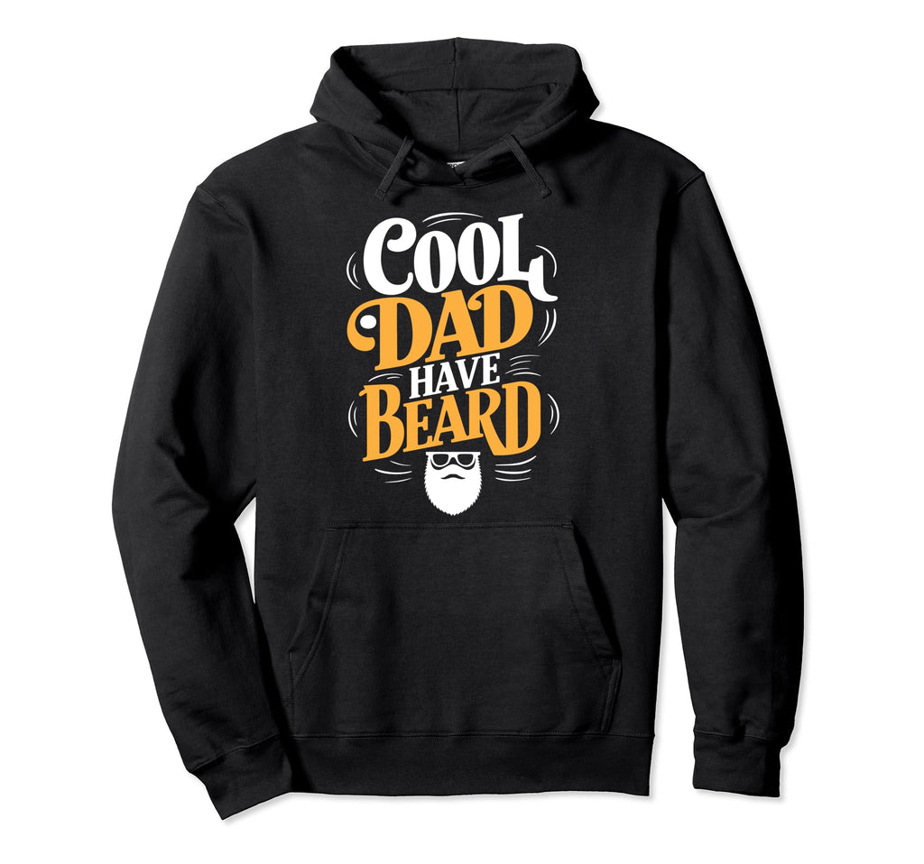 Bearded Dad Funny Beard Lover Hoodie - Fun Novelty Design for Adults - T-Shirt, Sweatshirt, Hoodie