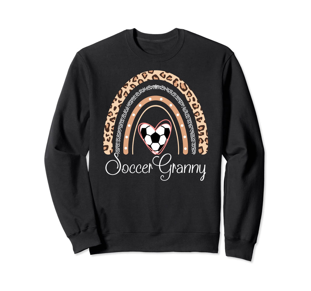 Soccer Granny Boho Rainbow Funny Sweatshirt - Aesthetic Graphic for Adults - T-Shirt, Sweatshirt, Hoodie