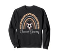Soccer Granny Boho Rainbow Funny Sweatshirt - Aesthetic Graphic for Adults - T-Shirt, Sweatshirt, Hoodie
