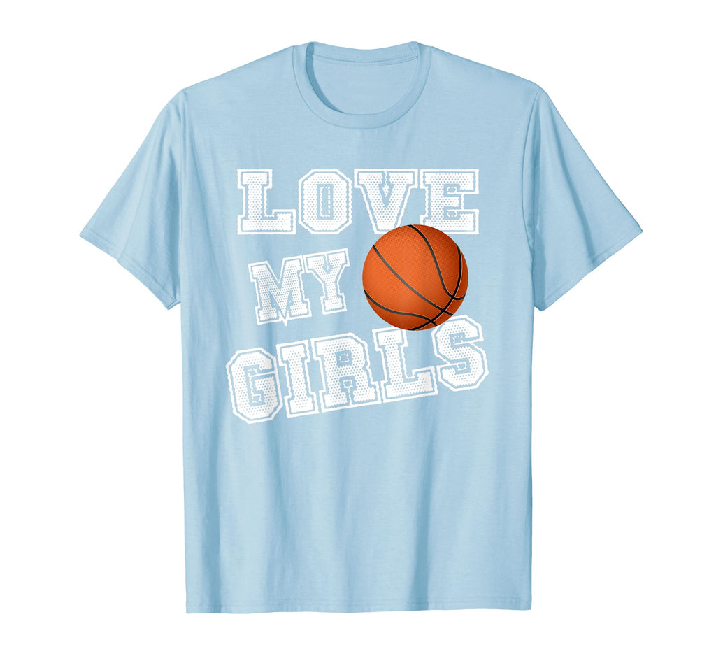 I Love My Basketball Basketball Mom Dad T-Shirt - Novelty Apparel Unisex - T-Shirt, Sweatshirt, Hoodie