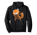 Dabbing Red Panda Dabbender Red Panda Hoodie - Trendy Graphic Unisex - T-Shirt, Sweatshirt, Hoodie