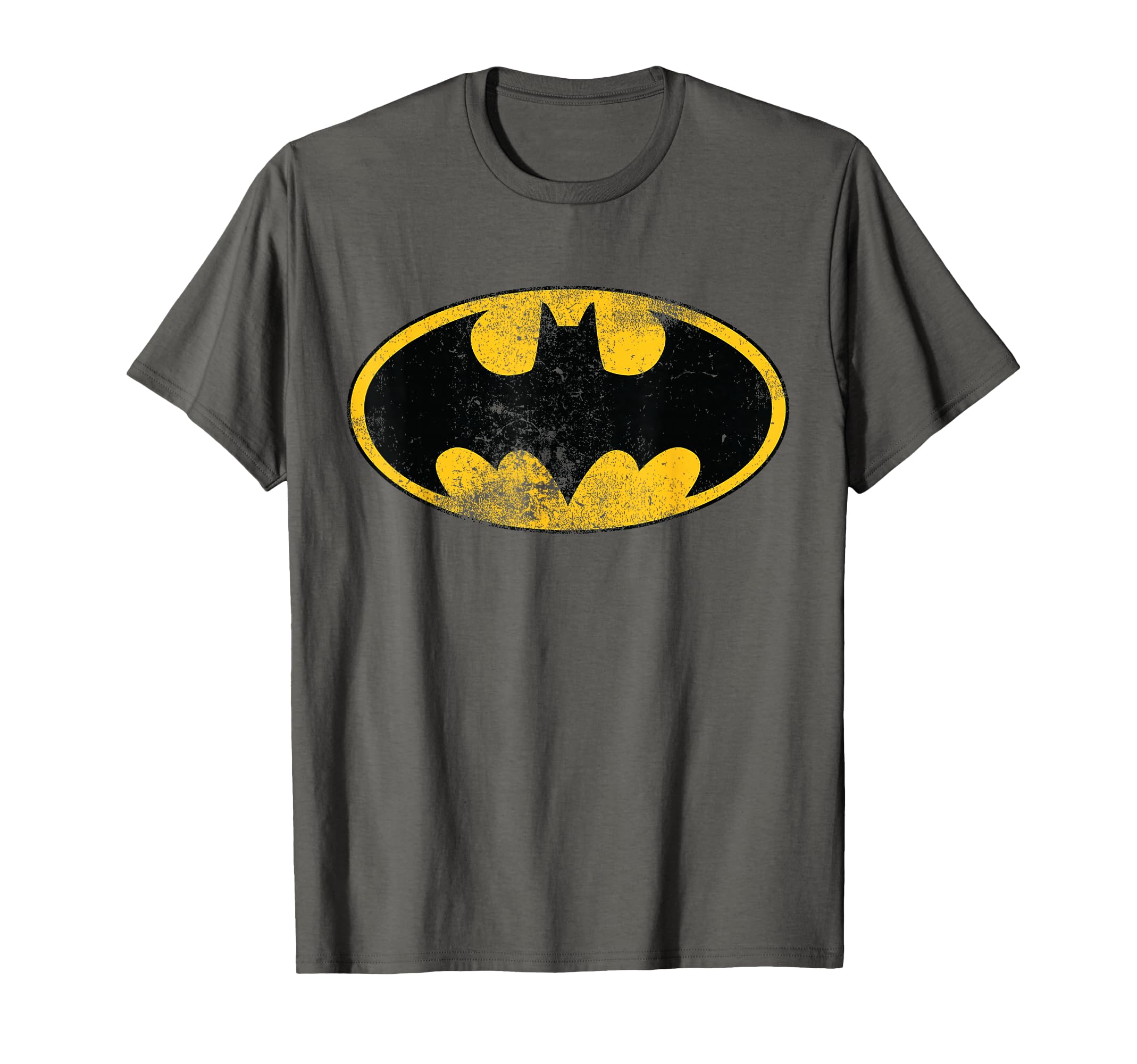 Dc Batman Logo Distressed T-Shirt - Fun Novelty Design for Adults - T-Shirt, Sweatshirt, Hoodie