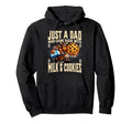 Just Dad Who Came Back Milk And Cookies Hoodie - Minimalist Print Unisex - T-Shirt, Sweatshirt, Hoodie