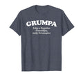 Grumpa Like Regular Grandpa Only T-Shirt - Trendy Graphic for Adults - T-Shirt, Sweatshirt, Hoodie
