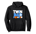 Twin Dad Squared Father Twins Pride Hoodie - Unique Graphic Men Women - T-Shirt, Sweatshirt, Hoodie