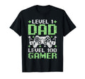 Gamer Dad Fathers Day Level 1 Dad T-Shirt - Aesthetic Graphic Men Women - T-Shirt, Sweatshirt, Hoodie