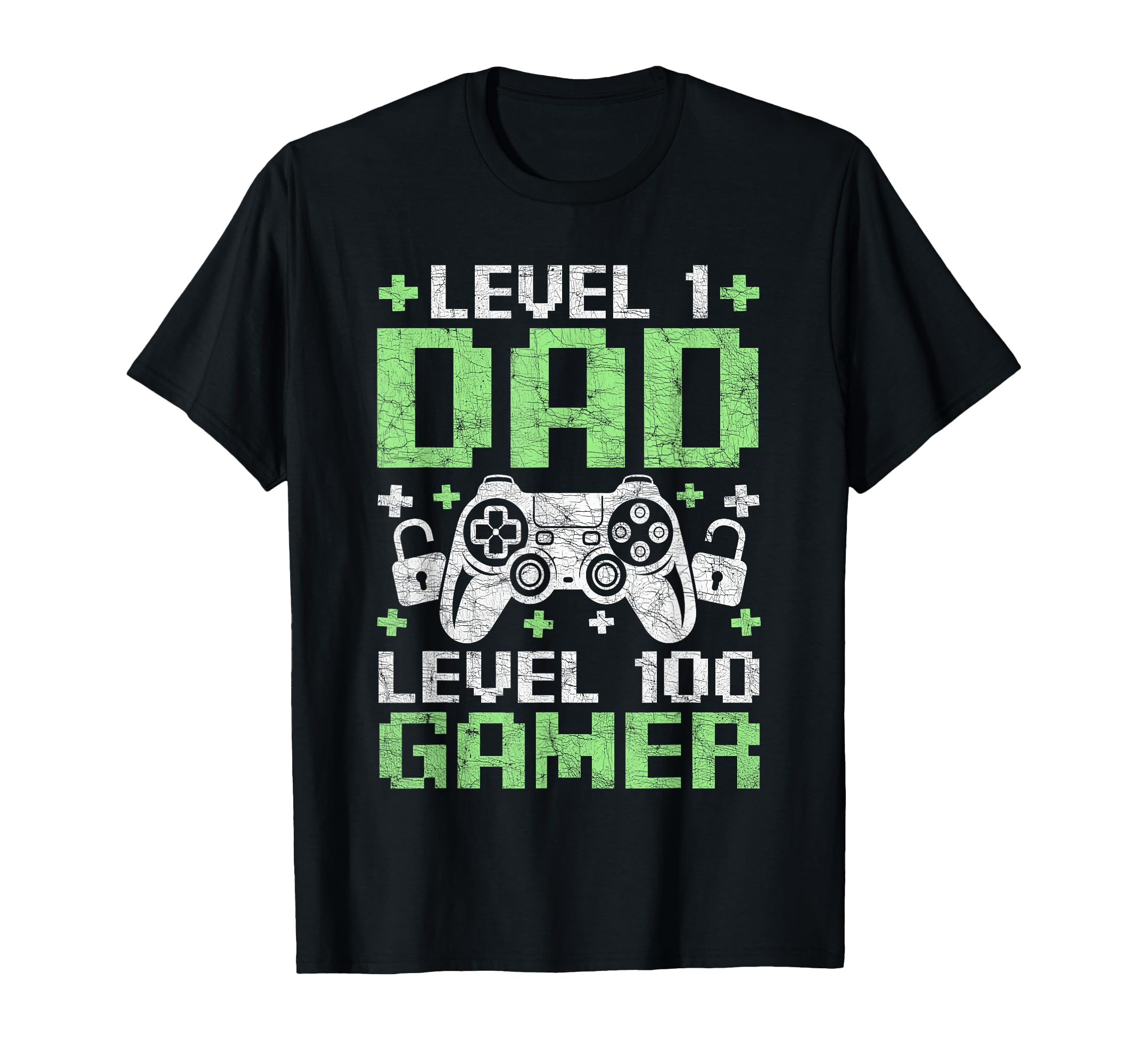 Gamer Dad Fathers Day Level 1 Dad T-Shirt - Aesthetic Graphic Men Women - T-Shirt, Sweatshirt, Hoodie