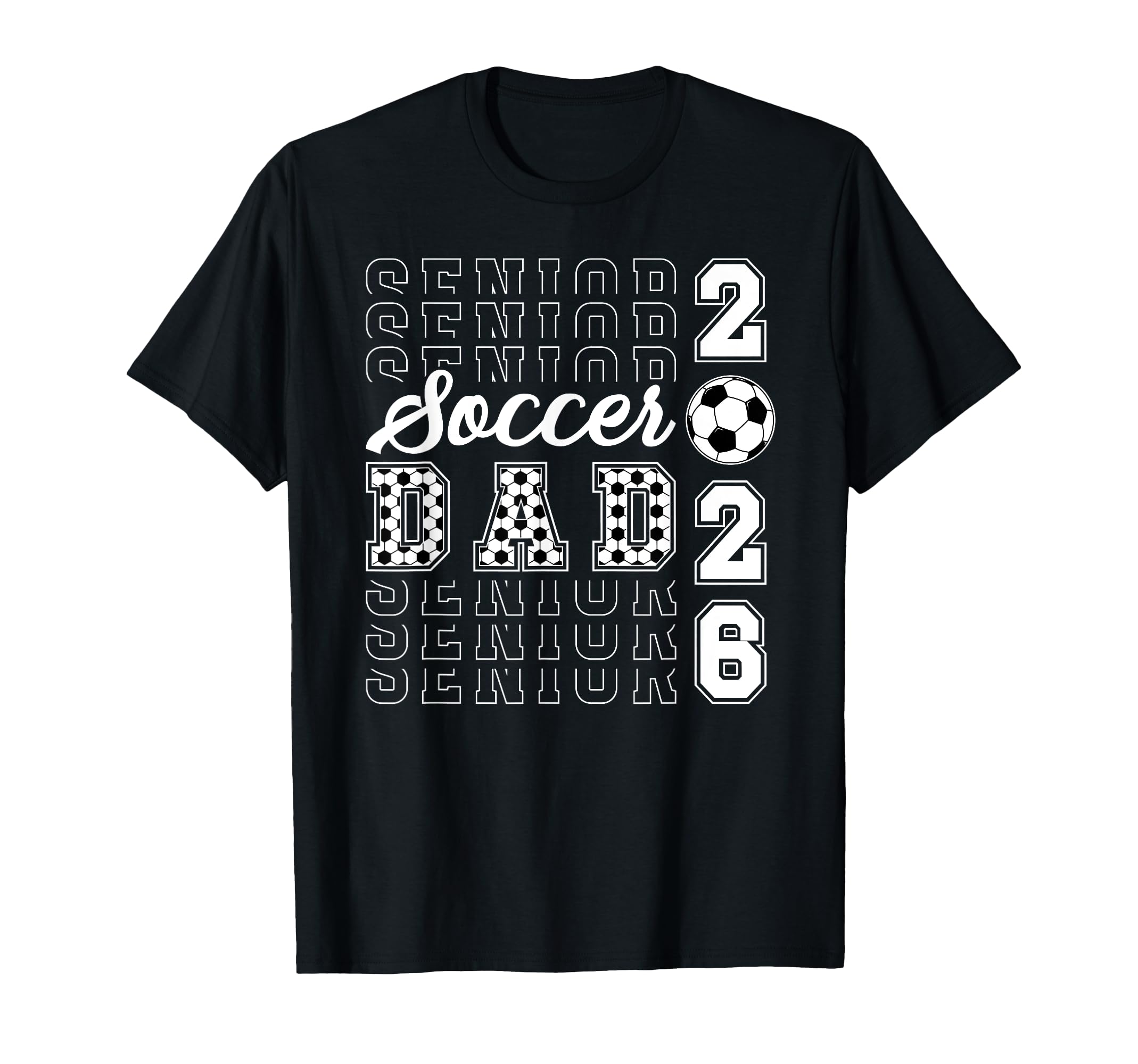 Soccer Senior Dad Soccer Player T-Shirt - Custom Art Print Men Women - T-Shirt, Sweatshirt, Hoodie