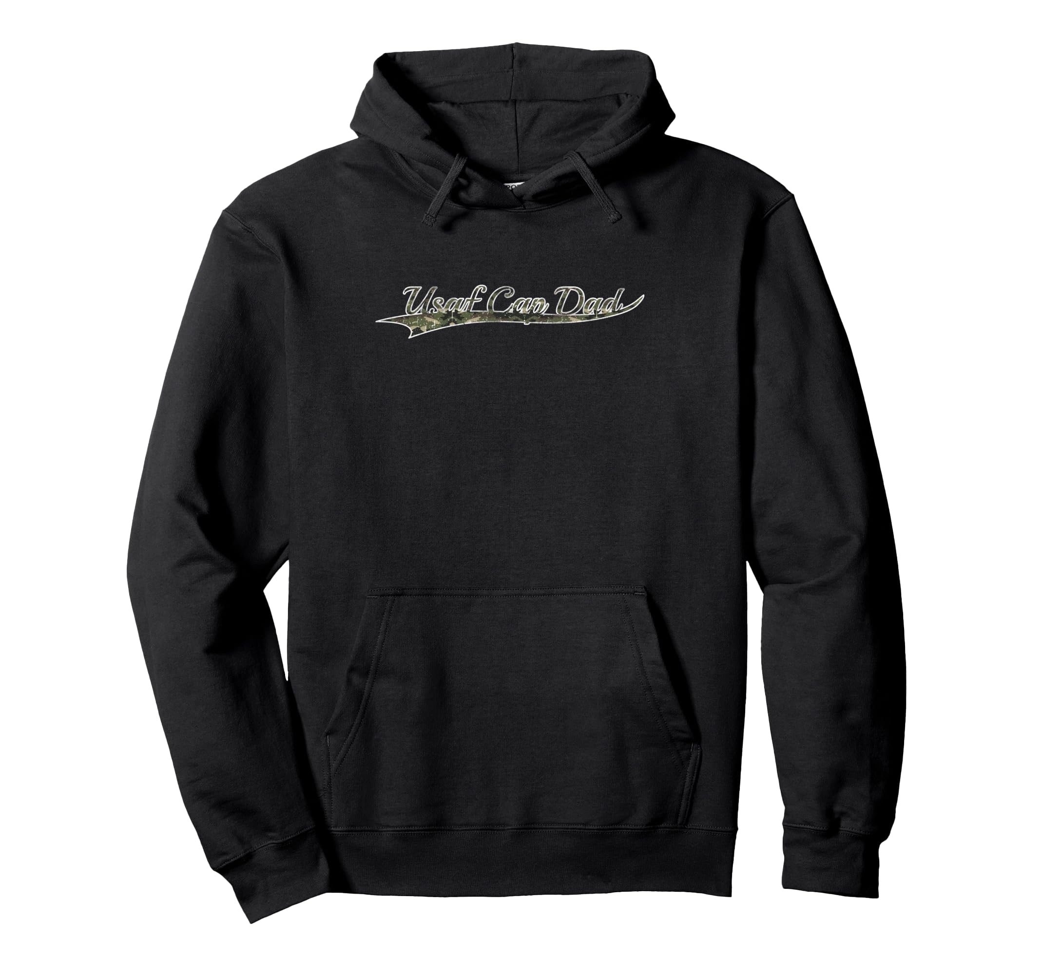 Usaf Cap Dad Military Family Hoodie - Minimalist Print for Adults - T-Shirt, Sweatshirt, Hoodie