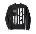 Us Flag Fathers Day Pops Father Sweatshirt - Trendy Graphic Men Women - T-Shirt, Sweatshirt, Hoodie