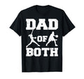 Dad Both Funny Softball T-Shirt - Casual Everyday Wear Men Women - T-Shirt, Sweatshirt, Hoodie