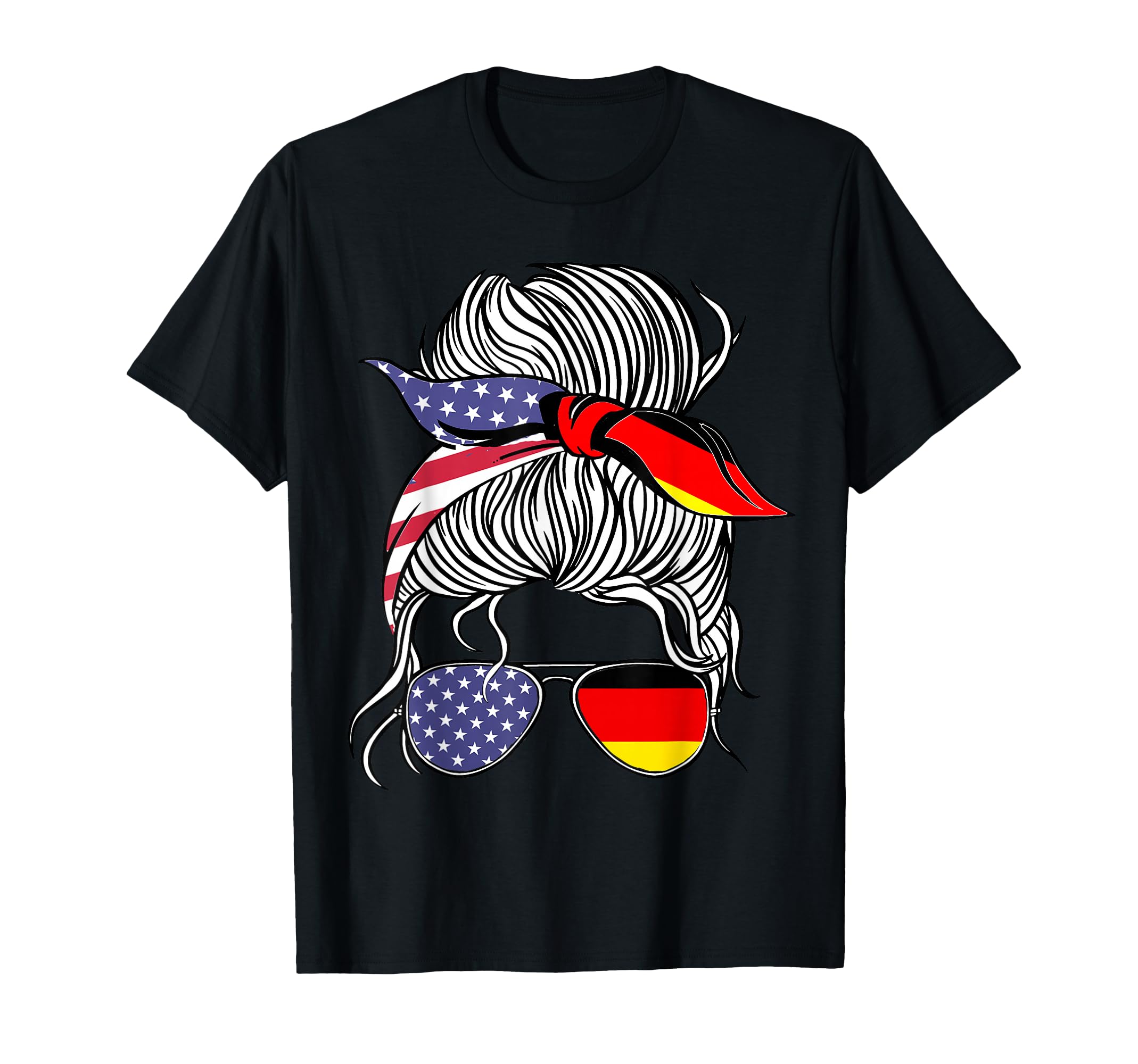 German American Patriot Grown Proud Flag T-Shirt - Trendy Graphic Men Women - T-Shirt, Sweatshirt, Hoodie
