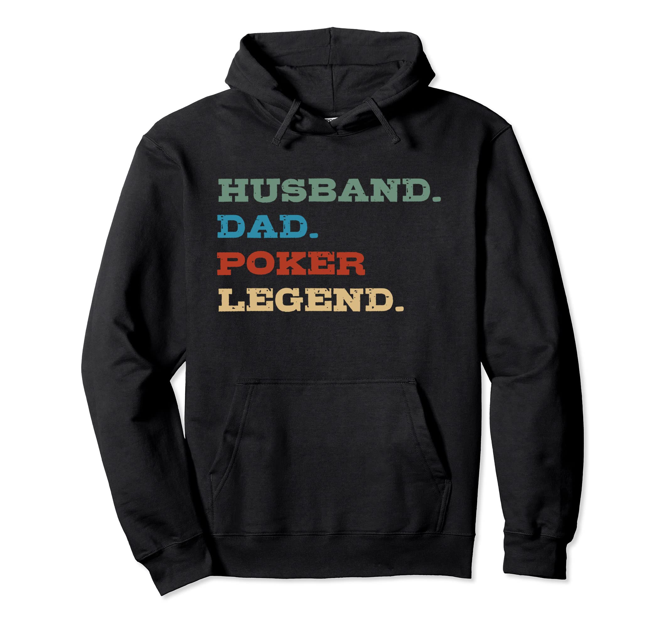 Dad Poker Funny Dad Husband Poker Hoodie - Minimalist Print Men Women - T-Shirt, Sweatshirt, Hoodie