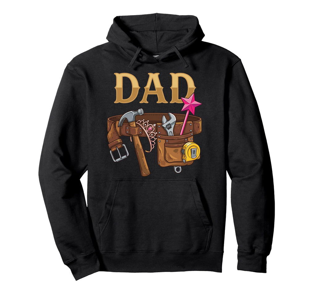 Dad Daughter Father Proud Dad Hoodie - Minimalist Print for Adults - T-Shirt, Sweatshirt, Hoodie