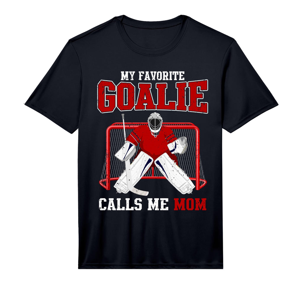 Mens My Favorite Goalie Calls Me Mom T-Shirt - Aesthetic Graphic Men Women - T-Shirt, Sweatshirt, Hoodie