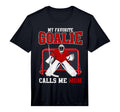 Mens My Favorite Goalie Calls Me Mom T-Shirt - Aesthetic Graphic Men Women - T-Shirt, Sweatshirt, Hoodie