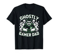 Ghostly Gamer Dad Halloween Fun T-Shirt - Custom Art Print Men Women - T-Shirt, Sweatshirt, Hoodie