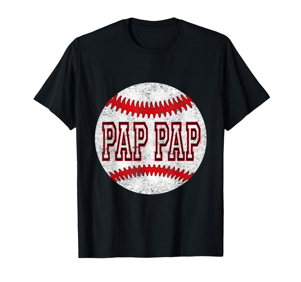 Fathers Day Softball Pap Pap T-Shirt - Minimalist Print for Adults - T-Shirt, Sweatshirt, Hoodie