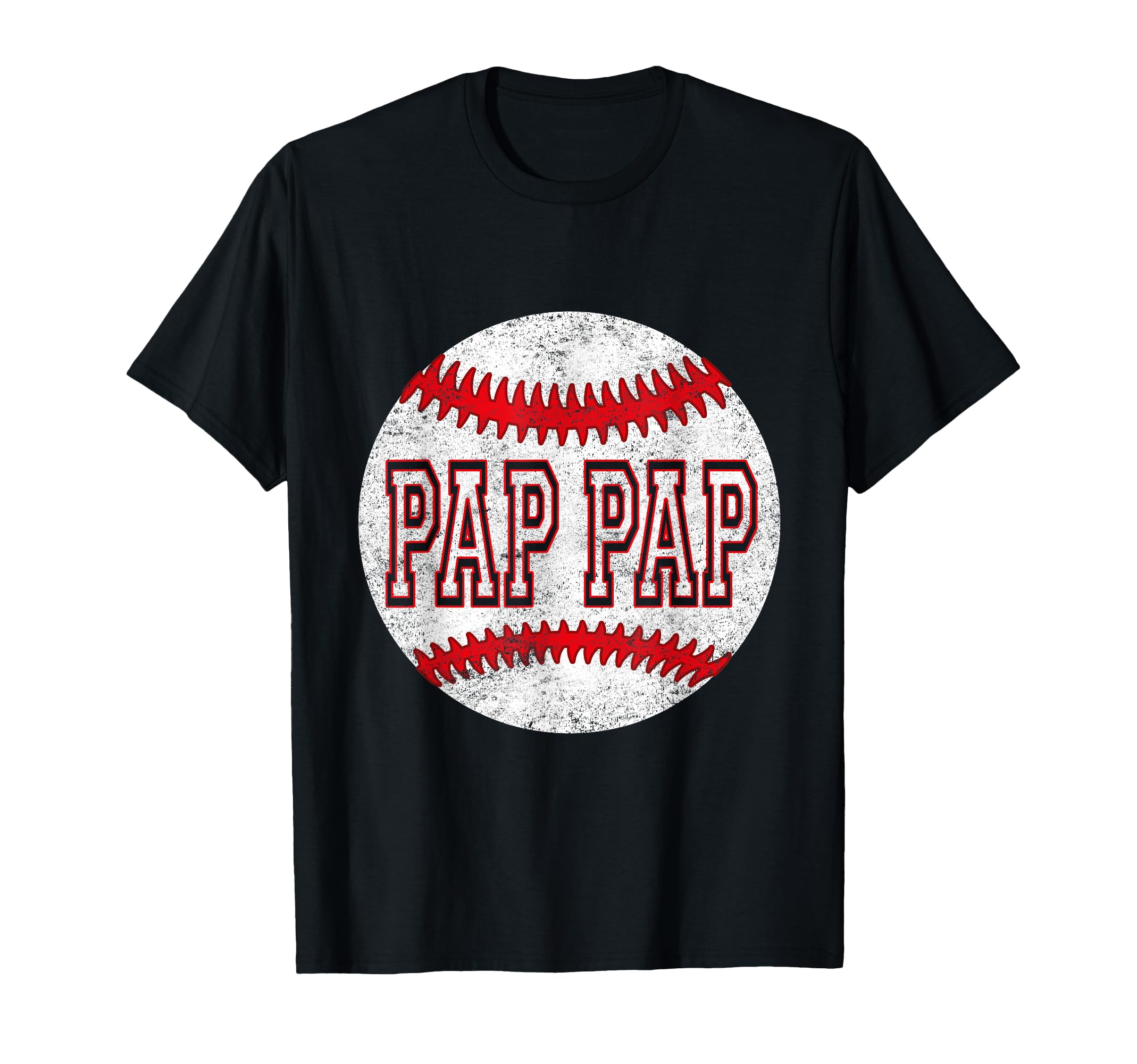 Fathers Day Softball Pap Pap T-Shirt - Minimalist Print for Adults - T-Shirt, Sweatshirt, Hoodie