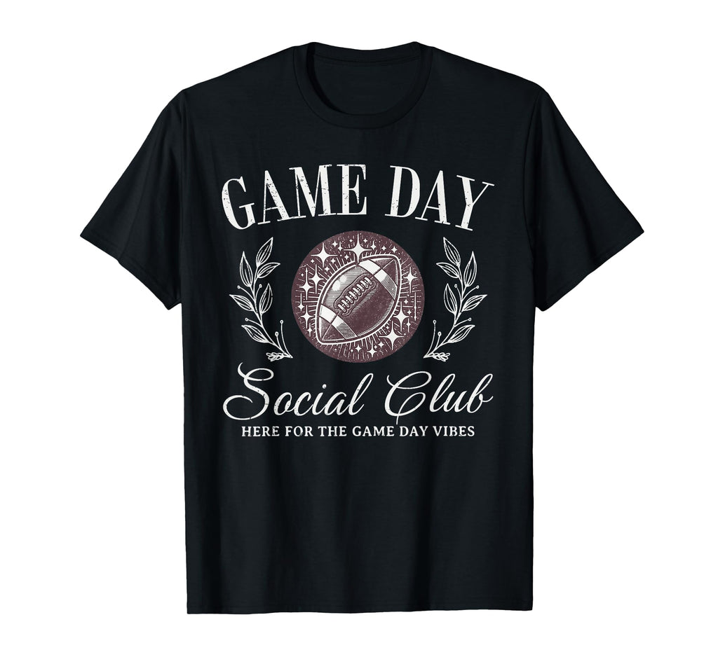 Game Day Social Club American Football T-Shirt - Trendy Graphic Men Women - T-Shirt, Sweatshirt, Hoodie