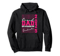 Proud Dad 2025 Graduate Grad Prom Tie Dye Hoodie - Streetwear Style Unisex - T-Shirt, Sweatshirt, Hoodie