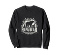 Mens Papa Bear And Cub Papa Bear Sweatshirt - Aesthetic Graphic Men Women - T-Shirt, Sweatshirt, Hoodie
