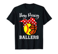 Busy Raising Ballers Funny Softball T-Shirt - Aesthetic Graphic Men Women - T-Shirt, Sweatshirt, Hoodie