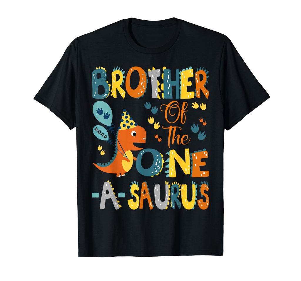 Brother One Saurus 1St Birthday T-Shirt - Trendy Graphic Men Women - T-Shirt, Sweatshirt, Hoodie